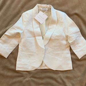 Janie & Jack White Blazer (Baby Boy 12-18M)